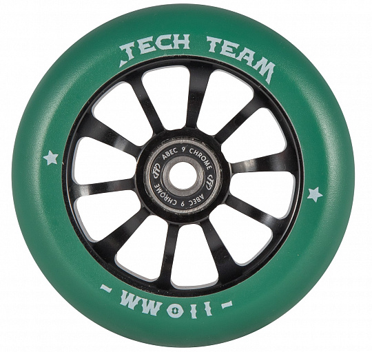 Tech Team TT 110 мм. Winner - 2020 Black/Green, с подшипниками
