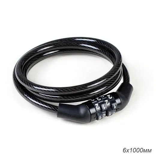  R-LOCK 01BL, 4 разряда, 6х1000мм, черный