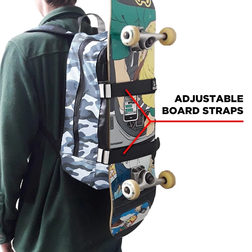 187 Killer Pads Standard Issue Backpack - Charcoal Camo 187 Killer Pads Standard Issue Backpack - Charcoal Camo