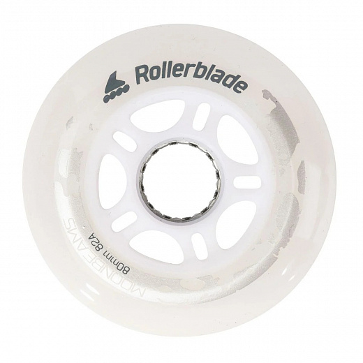 Rollerblade MOONBEAMS LED Wheels 80/82A (4PCS) - 2021 White
