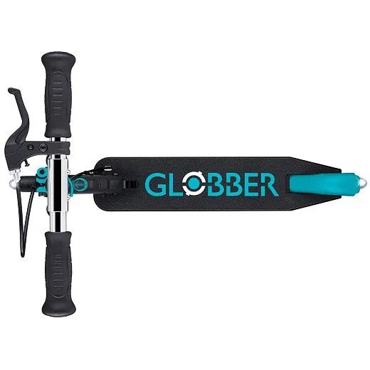 Globber Flow Element Junior Lights - Black/Teal