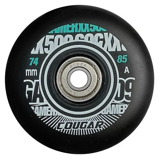 Cougar 509 Черное 74мм/85A + ABEС7 + Alu Spacer 8mm Cougar 509 Черное 74мм/85A + ABEС7 + Alu Spacer 8mm