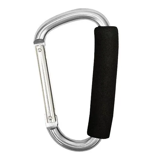  Карабин для переноски роликов, алюминиевый серебряный