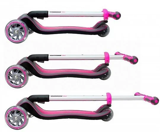 Globber Elite SL My Free Fold up Lights Pink