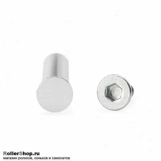 Rollerblade Двухсоставная ось 8мм, алюминиевая с наплывами-лучами