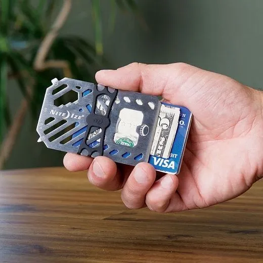 NiteIze FinancialTool Multi Tool Wallet Stainless NiteIze FinancialTool Multi Tool Wallet Stainless