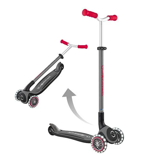 Globber Master Lights - 2025 Black/Red