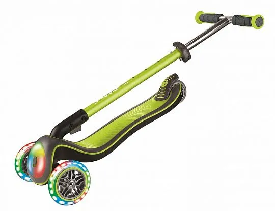 Globber Elite Deluxe Flash Lights - 2020 Green