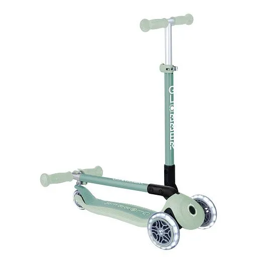 Globber Primo Foldable Lights Ecologic - Pistachio