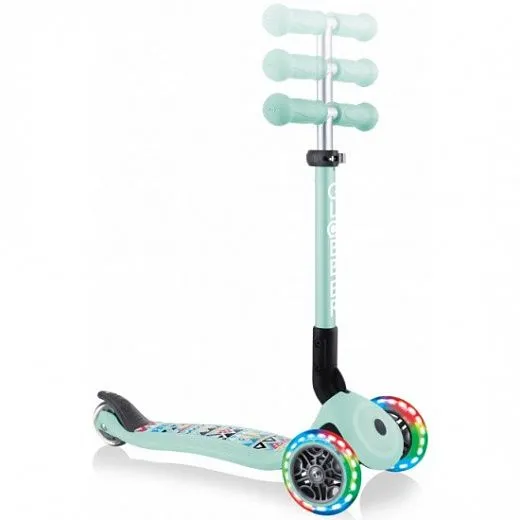 Globber Junior Foldable Fantasy Lights - 2021 Mint