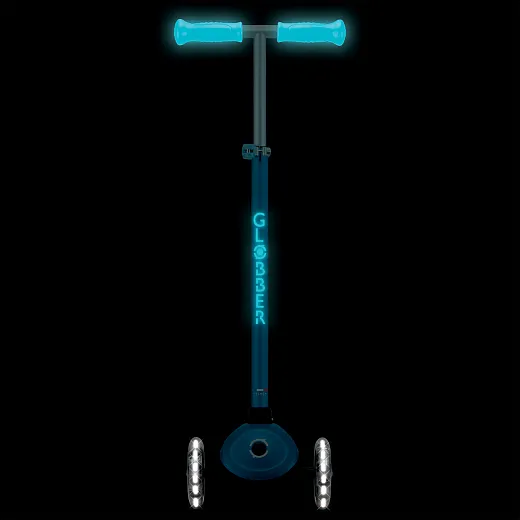 Globber Primo Plus Glow Lights - Petrol Blue (443-100)
