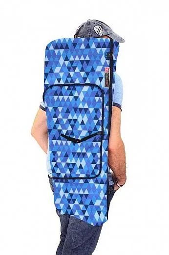 Y-scoo Чехол-портмоне для самоката 180 Голубые ромбы