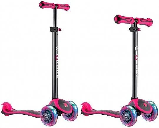 Globber My Free Up Titanium Lights Pink