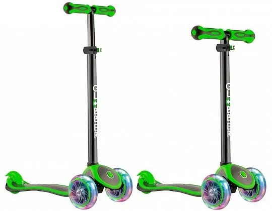 Globber My Free Up Titanium Lights Green