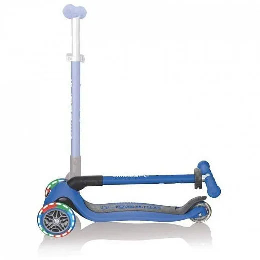 Globber Primo Foldable Lights Dark Blue