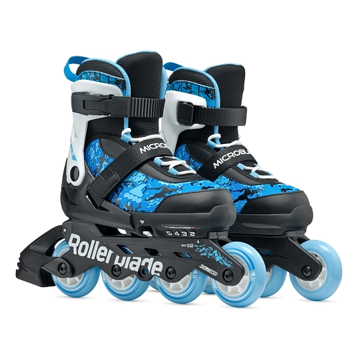 Rollerblade Microblade SL - 25/26 Black/Sky Blue