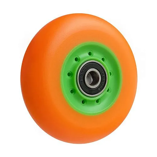 Ride Story Empower Wheels 80мм/85A (4pcs) + ABEC 9, Orange/Green