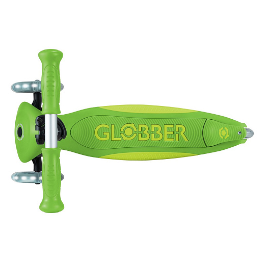 Globber Primo Foldable Plus Lights V2 - Apple Green