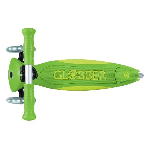 Globber Primo Foldable Plus Lights V2 - Apple Green