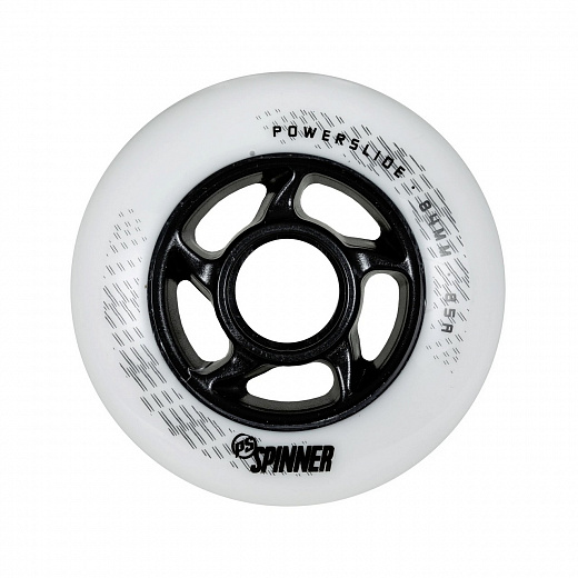 Powerslide Spinner 84mm/85A White (4 шт.)