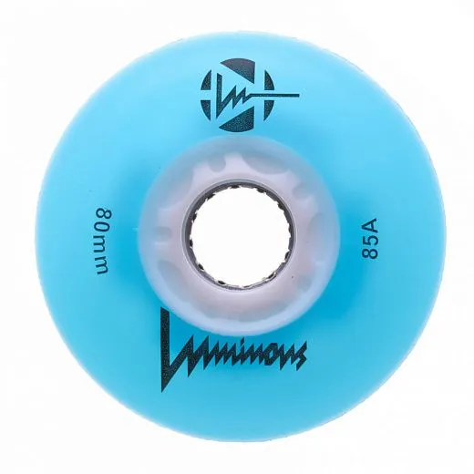 Luminous LED wheels 80/85A Blue - 4 Pack