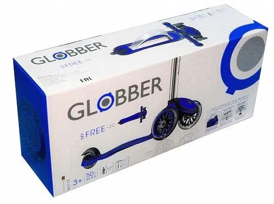 Globber My free Up Lights Blue
