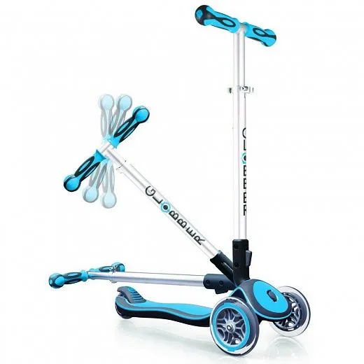 Globber Elite F My Free Fold up Sky Blue Globber Elite F My Free Fold up Sky Blue