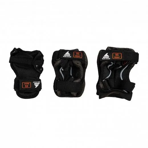 Rollerblade Skate Gear Junior 3-Pack - Black Rollerblade Skate Gear Junior 3-Pack - Black