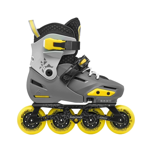 Rollerblade Apex - 25 Charcoal/Yellow