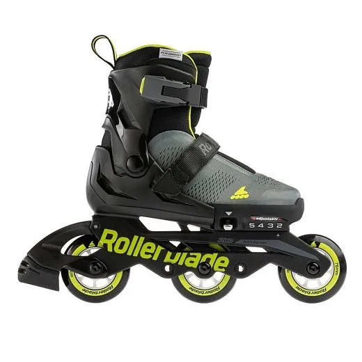 Rollerblade Microblade Free 3WD - 2021 Anthracite/Lime
