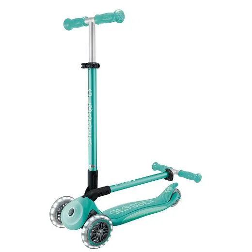 Globber Primo Foldable Plus Lights V2 - Dark Mint