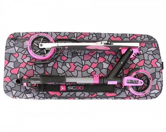 Y-scoo Чехол-портмоне для самоката 205 Розовые пазлы