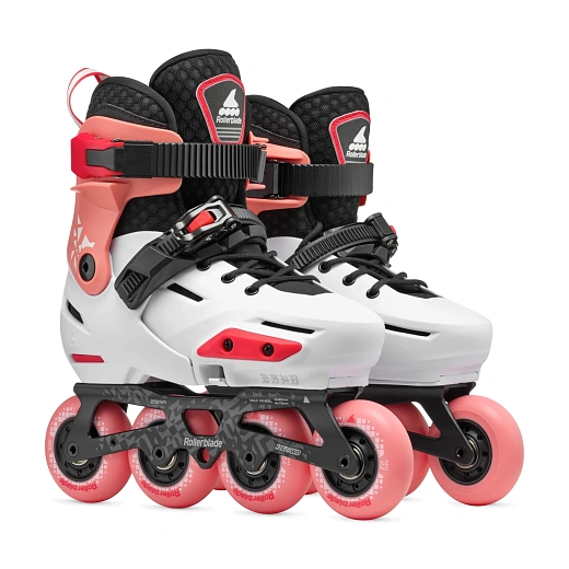 Rollerblade Apex G - 25 Platinum/Coral