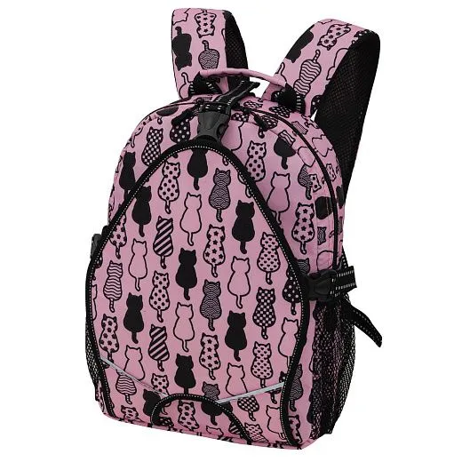 Asgard Junior Inline Skating Backpack Коты розовые-черный