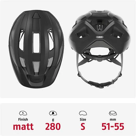 Abus Macator Matt Black