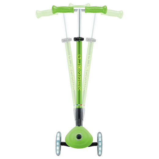 Globber Primo Foldable Plus Lights V2 - Apple Green