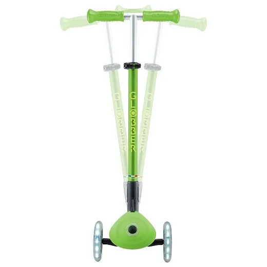 Globber Primo Foldable Plus Lights V2 - Apple Green