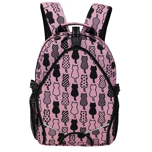 Asgard Junior Inline Skating Backpack Коты розовые-черный