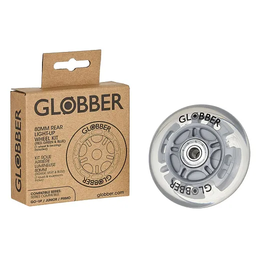 Globber 80*24 mm LIGHTING WHEEL SET For PRIMO / EVO BROWN BOX (538-005)