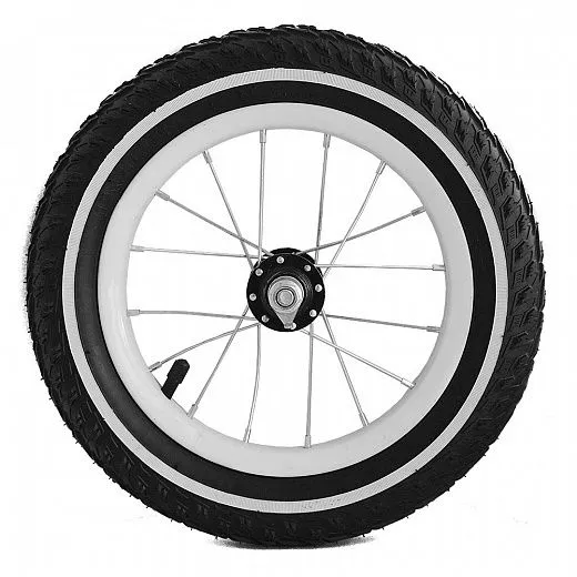 Колесо для беговела Steel, белый флиппер Колесо для беговела Steel, белый флиппер