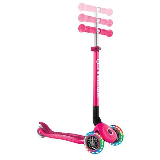 Globber Primo Foldable Lights Pink (432-110-3)