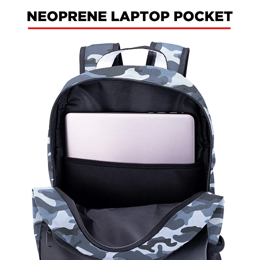 187 Killer Pads Standard Issue Backpack - Charcoal Camo 187 Killer Pads Standard Issue Backpack - Charcoal Camo