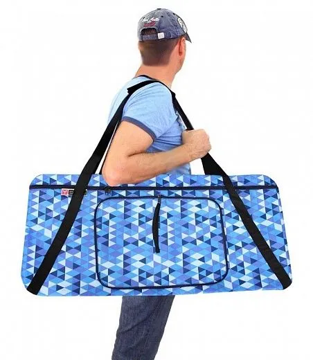 Y-scoo Чехол-портмоне для самоката 230 Ромбы голубые