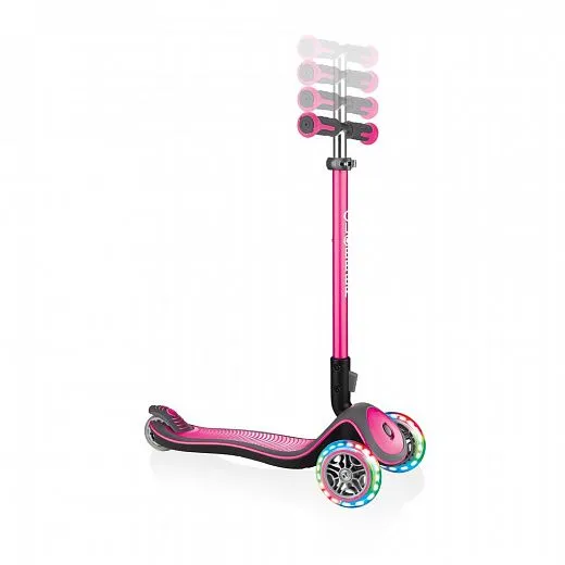 Globber Elite Deluxe Lights Pink Globber Elite Deluxe Lights Pink