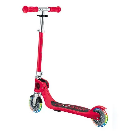 Globber Flow 125 Foldable Junior Lights - Red / Красный (870-102) Globber Flow 125 Foldable Junior Lights - Red / Красный (870-102)