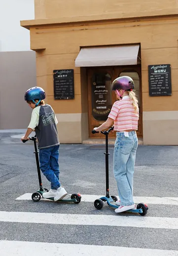 Micro Kickboard Reloaded, черничный