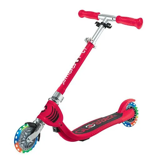 Globber Flow 125 Foldable Junior Lights - Red / Красный (870-102) Globber Flow 125 Foldable Junior Lights - Red / Красный (870-102)