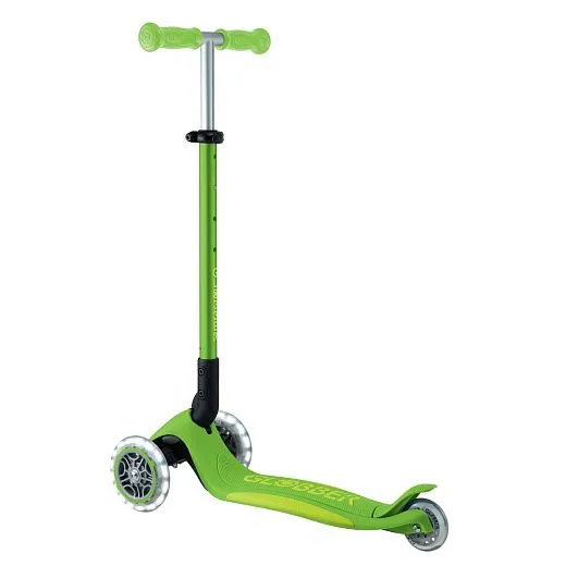 Globber Primo Foldable Plus Lights V2 - Apple Green