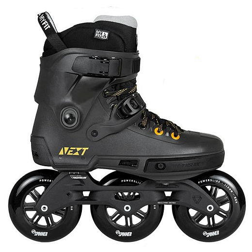 Powerslide Next Black/Yellow 110 - 2024