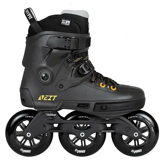 Powerslide Next Black/Yellow 110 - 2024 Powerslide Next Black/Yellow 110 - 2024